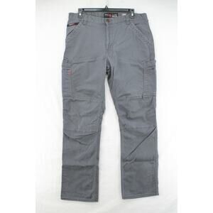 Ariat M5 FR Straight Leg Cargo Pants Mens Gray Size 38x35 Cordura CAT2 2112